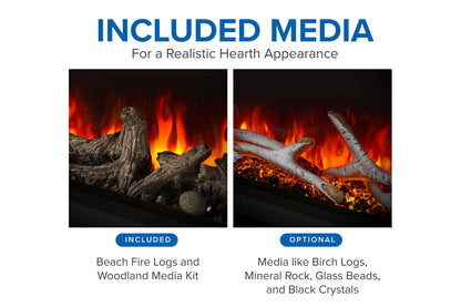 Napoleon Astound 50" FlexMount Smart Multi-Side Wall Mount | Recessed Electric Fireplace