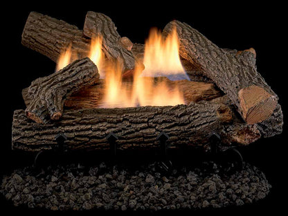 Monessen - Mountain Oak 30" Gas Log Set for Lumonessen Vent-Free Burner | MTNOK-30