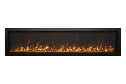 Amantii Panorama 60 inch Extra Slim Built-in Indoor/Outdoor Linear Electric Fireplace