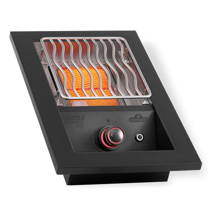 Napoleon Matte Black Built-In 700 Series 10-Inch Single Infrared Burner