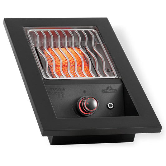 Napoleon 700 Series Matte Black Built-In 10-Inch Single Infrared Side Burner