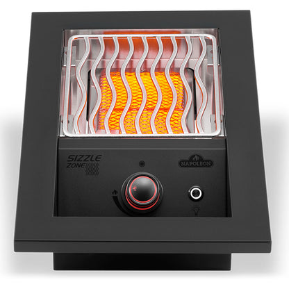 Napoleon Matte Black Built-In 700 Series 10-Inch Single Infrared Burner