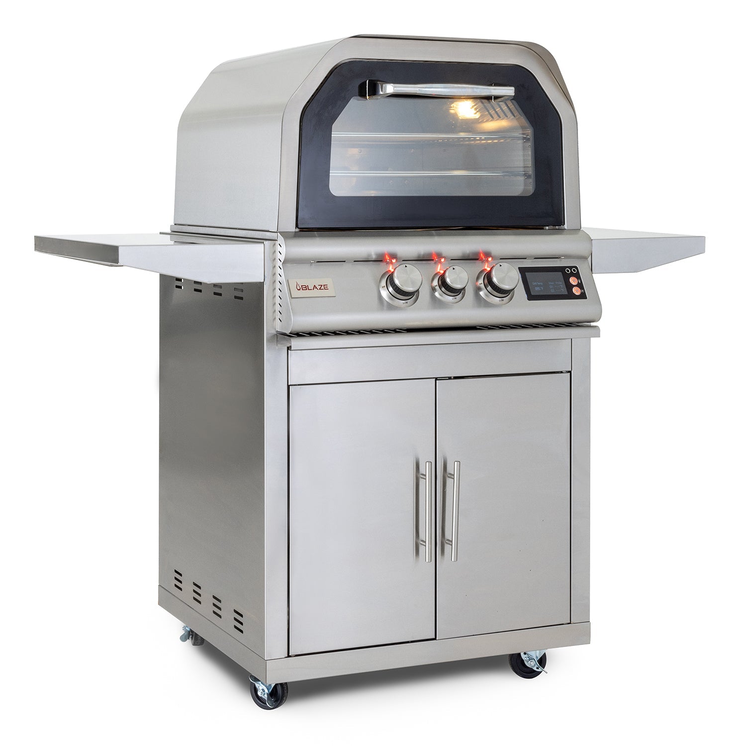 Blaze 26-Inch Outdoor Pizza Oven With Rotisserie - BLZ-26-PZOVN