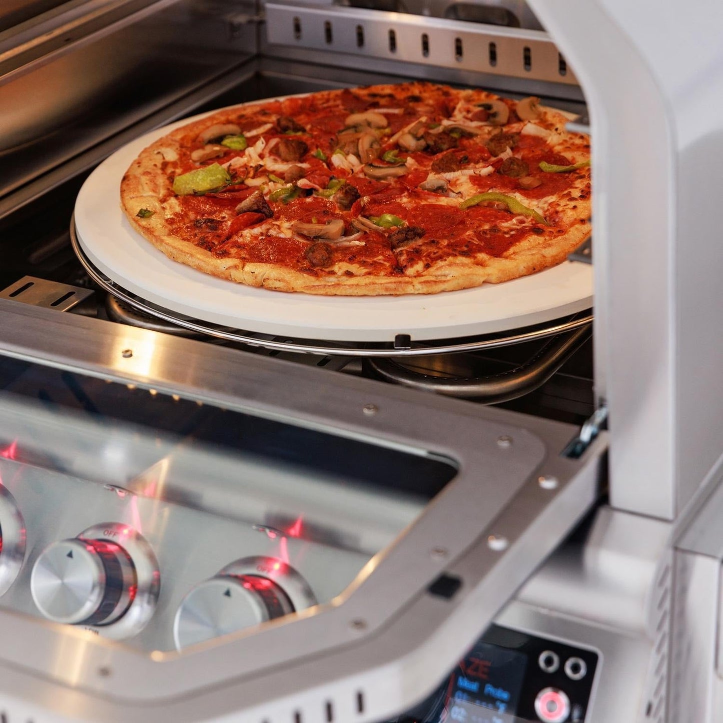 Blaze 26-Inch Countertop Propane Outdoor Pizza Oven - BLZ-26-PZOVN-LP/NG