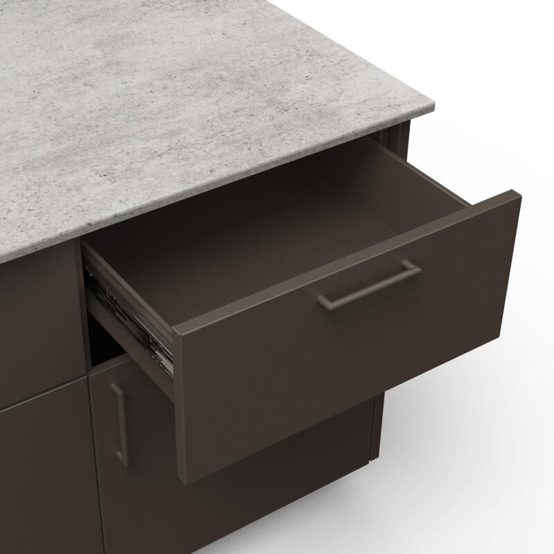 Blaze Morning Glow 10-Ft Outdoor Kitchen Island w/ 32-Inch Marine-Grade Premium LTE+ Grill & Refrigerator