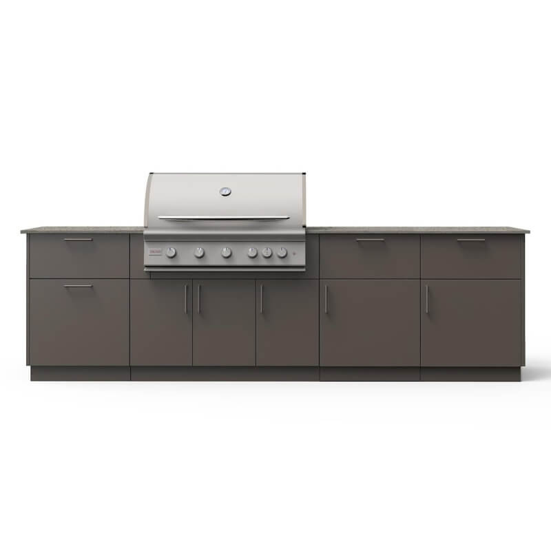 Blaze High Noon 10-Ft Outdoor Kitchen Island w/ 40-Inch Premium LTE+ Grill