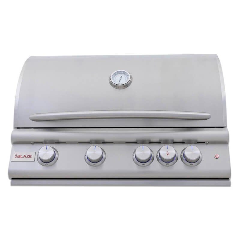 Blaze Morning Glow 10-Ft Outdoor Kitchen Island w/ 32-Inch Premium LTE+ Grill & Refrigerator