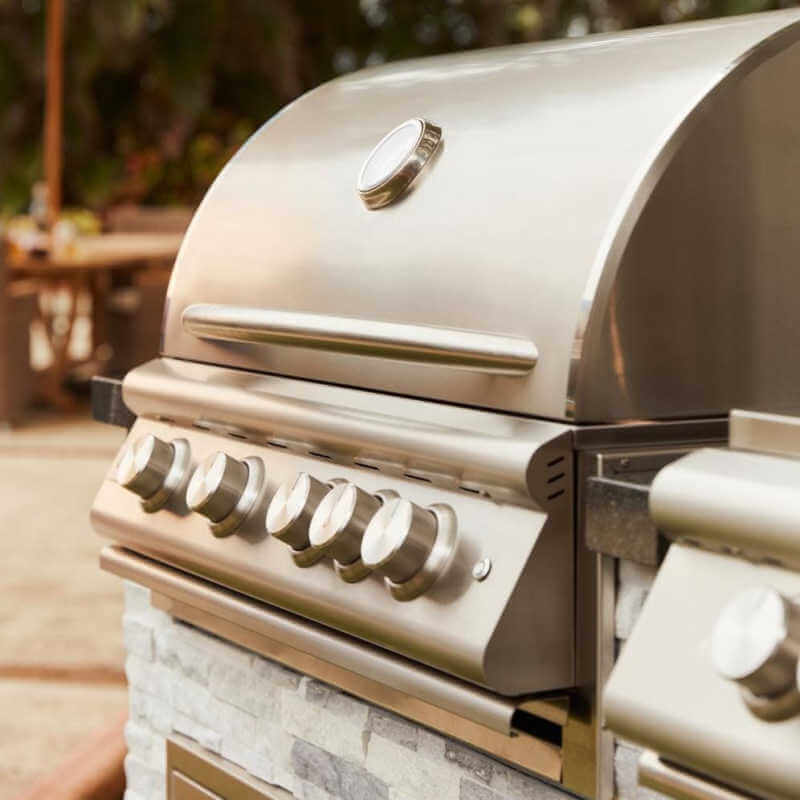 Blaze Premium LTE+ Marine 32 Inch 4-Burner Gas Built In Grill With Ceramic Flame Tamers