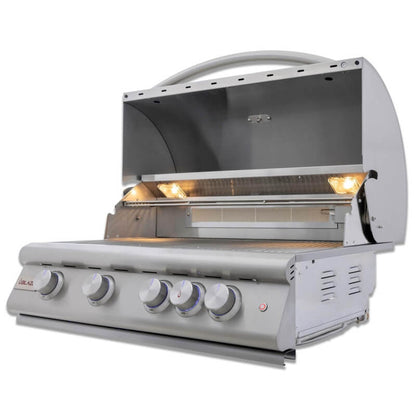 Blaze Premium LTE+ Marine 32 Inch 4-Burner Gas Built In Grill With Ceramic Flame Tamers