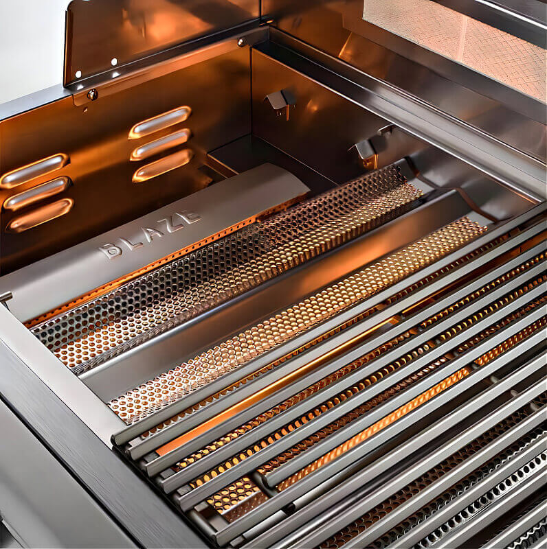 Blaze Sunrise 8-Ft Outdoor Kitchen Island w/ 32-Inch Premium LTE+ Gas Grill