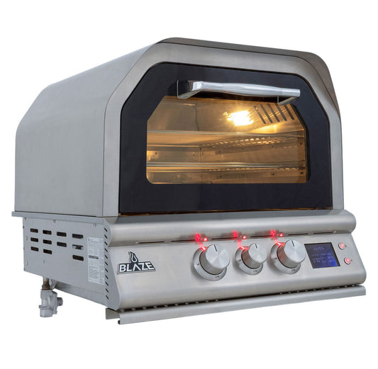 Blaze Premium 26-Inch Built-In Gas Outdoor Pizza Oven with Bluetooth Probes