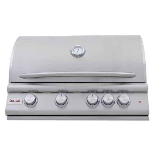 Blaze Premium LTE+ 32-Inch Gas Grill W/ Rear Infrared Burner & Lift-Assist Hood - BLZ-4LTE3