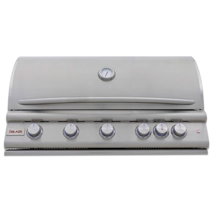 Blaze Premium LTE+ 40-Inch Gas Grill W/ Rear Infrared Burner & Lift-Assist Hood - BLZ-5LTE3