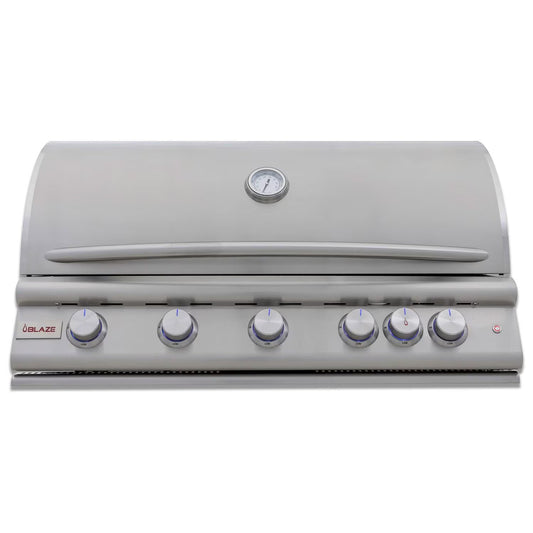 Blaze Premium LTE+ 40-Inch Gas Grill W/ Rear Infrared Burner & Lift-Assist Hood - BLZ-5LTE3