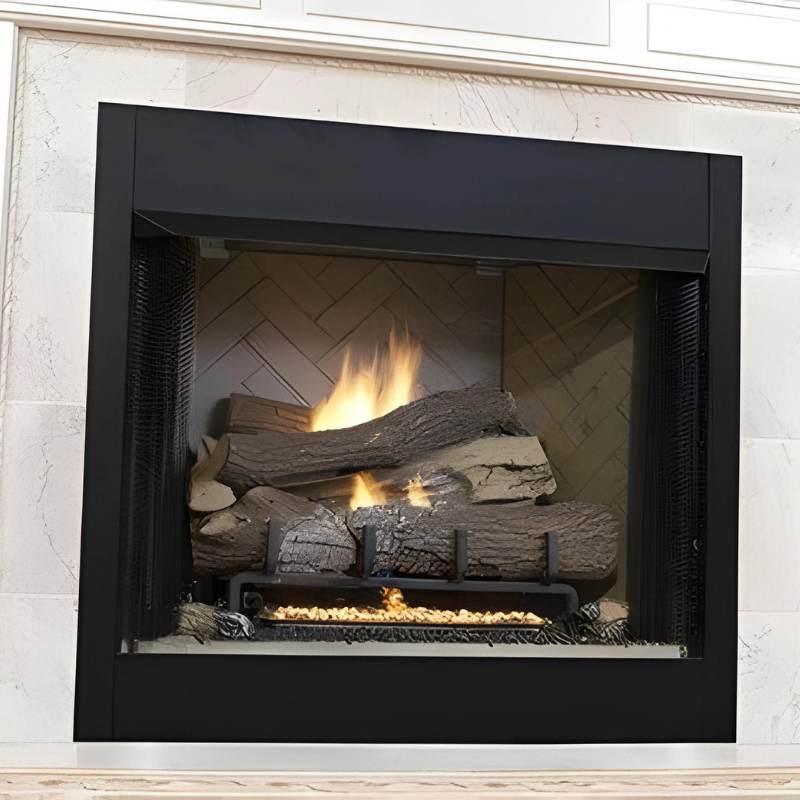 Empire Breckenridge Deluxe 32" Vent Free Gas Fireplace | Flush Front