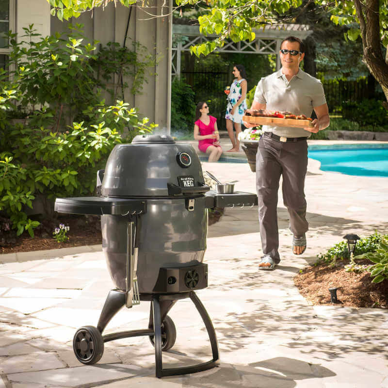 Broil King Keg 5000 Steel Charcoal Kamado Grill - Gray - 911470