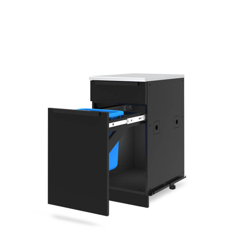 Broil King Baron Shadow 590i 4-Burner Gas Grill With Rotisserie & Side Burner Grill Island