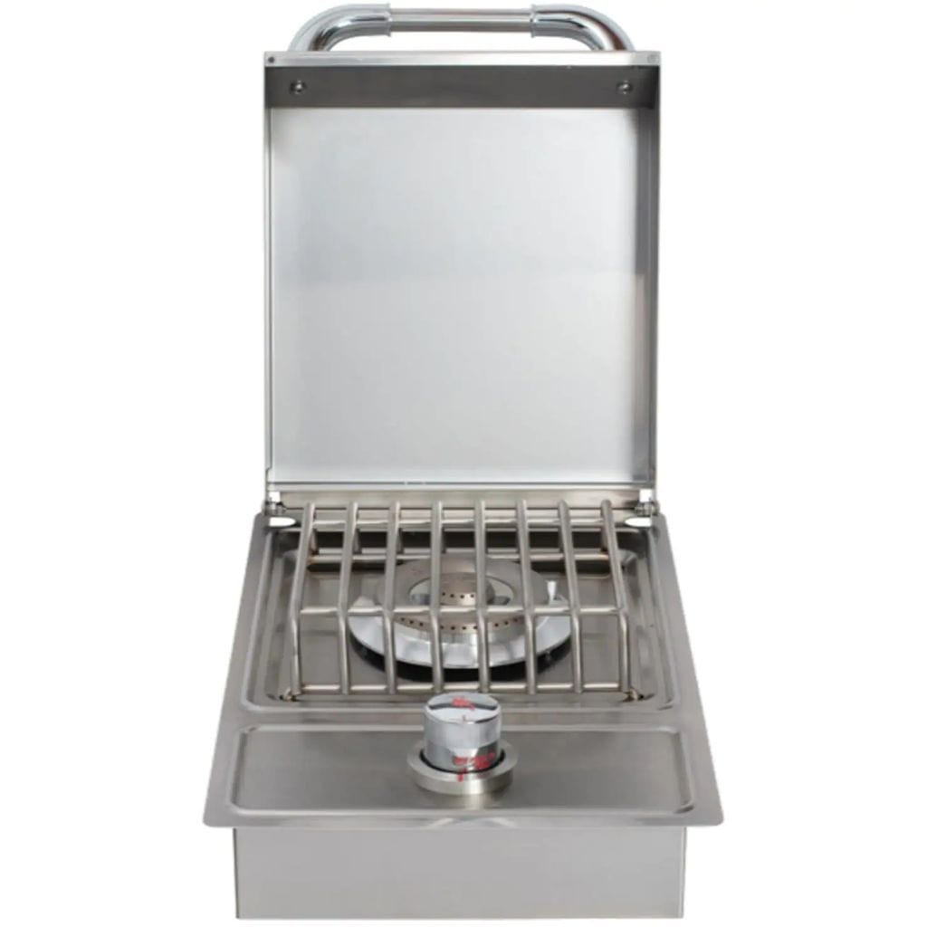 Bull 12" Stainless Steel Single Built-In Gas Side Burner