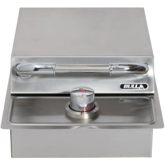 Bull 12" Stainless Steel Single Built-In Gas Side Burner