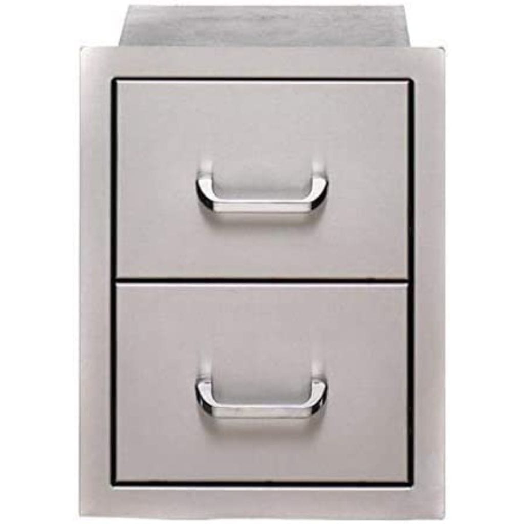 Bull 15" Stainless Steel Double Access Drawer