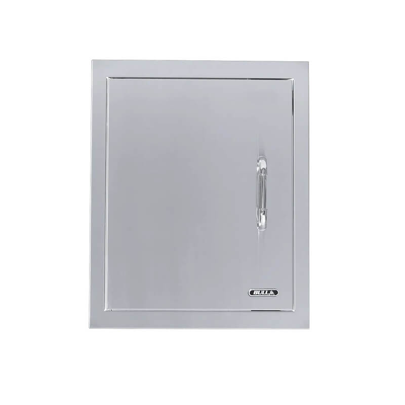 Bull 18 Inch Stainless Steel Single Vertical Access Door With Reveal