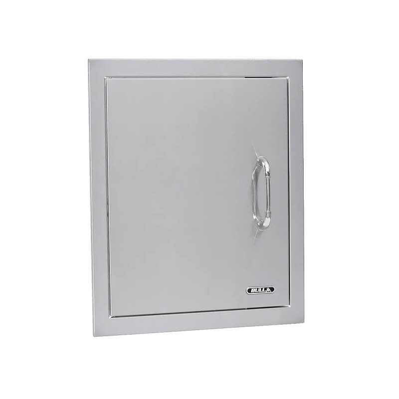 Bull 18 Inch Stainless Steel Single Vertical Access Door With Reveal