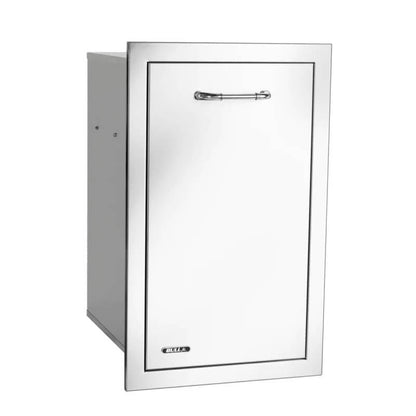 Bull 18 Inch Stainless Steel Double Trash/Recycle Pull-Out Drawer With Reveal - 56950