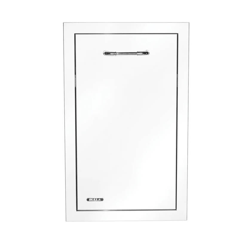 Bull 18 Inch Stainless Steel Double Trash/Recycle Pull-Out Drawer With Reveal - 56950