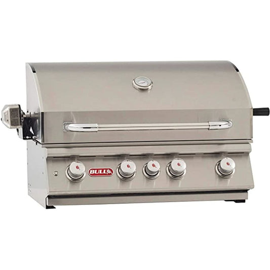 Bull 30-Inch 4-Burner Angus Built-In Gas Grill with Infrared Backburner & Rotisserie