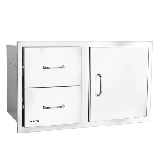 Bull 30 Inch Stainless Steel Access Door & Double Drawer Combo With Reveal- 25890