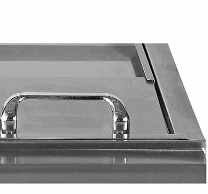 Bull 30 Inch Stainless Steel Slide-In Bar Center With Ice Chest & Sink - 97623