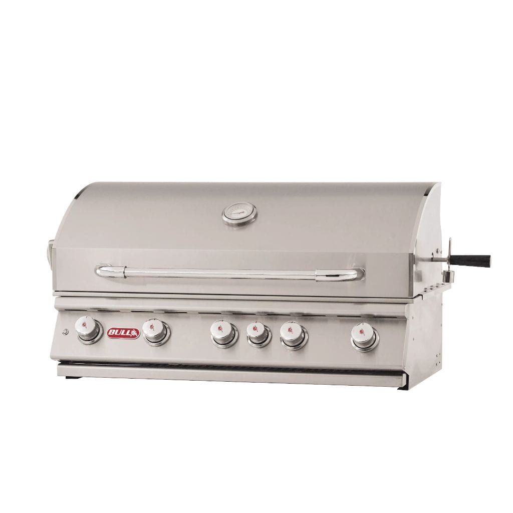 Bull 38" 5-Burner Brahma Built-In Gas Grill with Infrared Backburner & Rotisserie