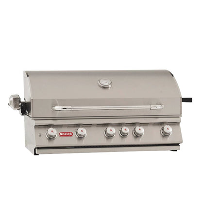 Bull 38-Inch 5-Burner Brahma Built-In Gas Grill with Infrared Backburner & Rotisserie