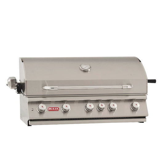 Bull 38-Inch 5-Burner Brahma Built-In Gas Grill with Infrared Backburner & Rotisserie
