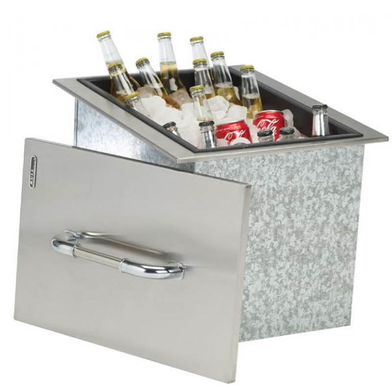 Bull 16-Inch Stainless Steel Drop-In Outdoor Ice Chest - 00002