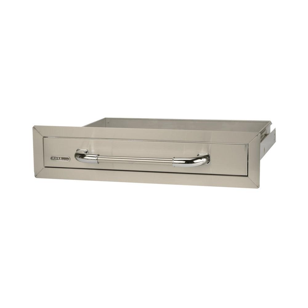 Bull 26-Inch Stainless Steel Single Access Drawer With Reveal