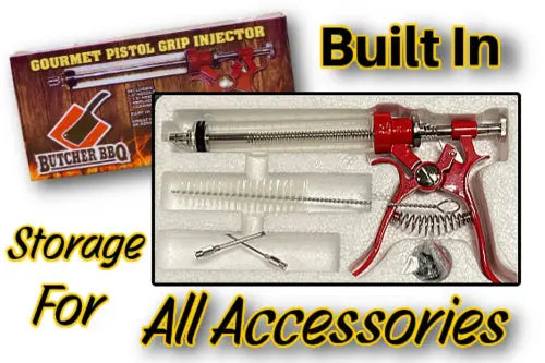 Butcher BBQ Gourmet Pistol Grip Meat Injector
