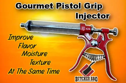 Butcher BBQ Gourmet Pistol Grip Meat Injector