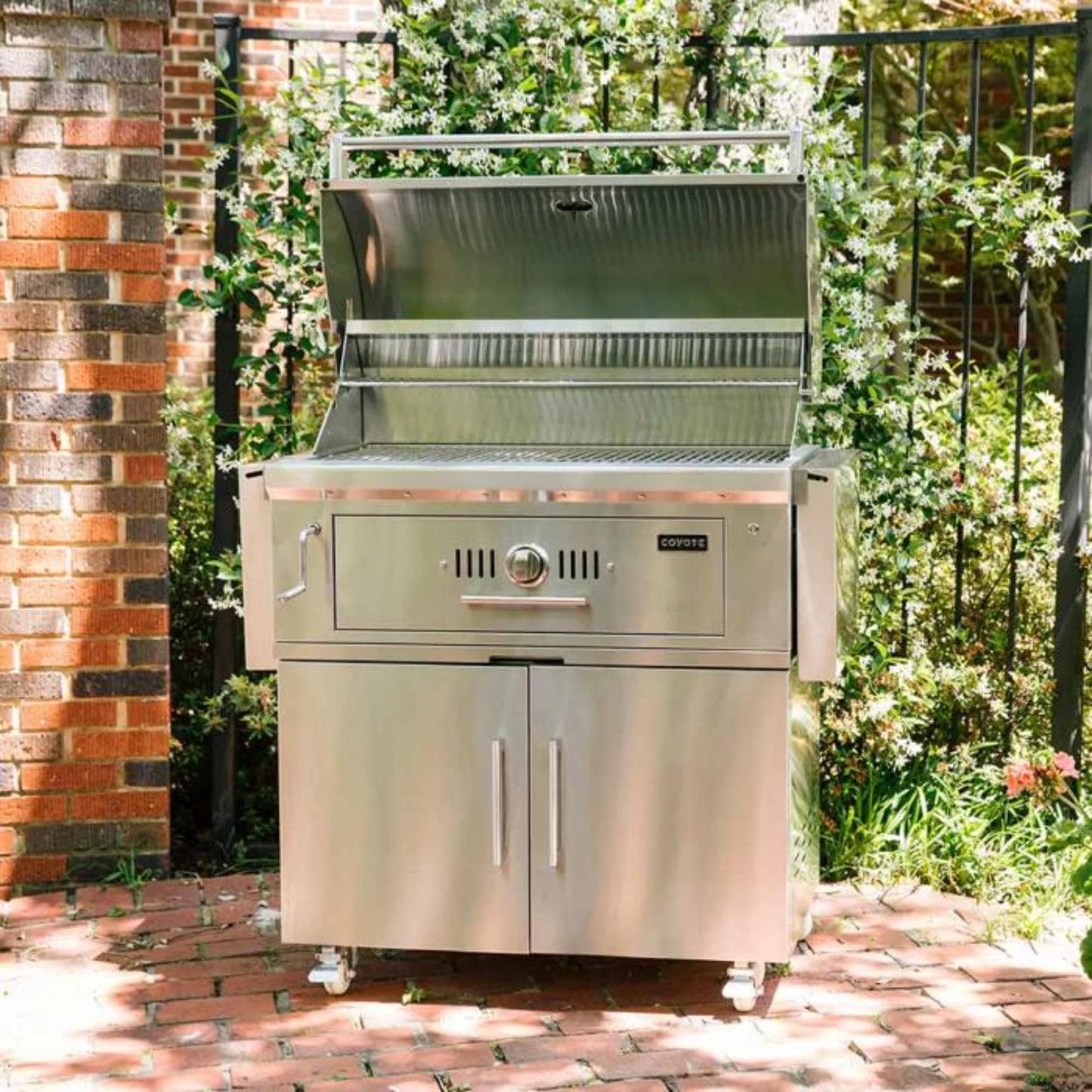 Coyote 36" Charcoal Grill Cart - C3CH36CT