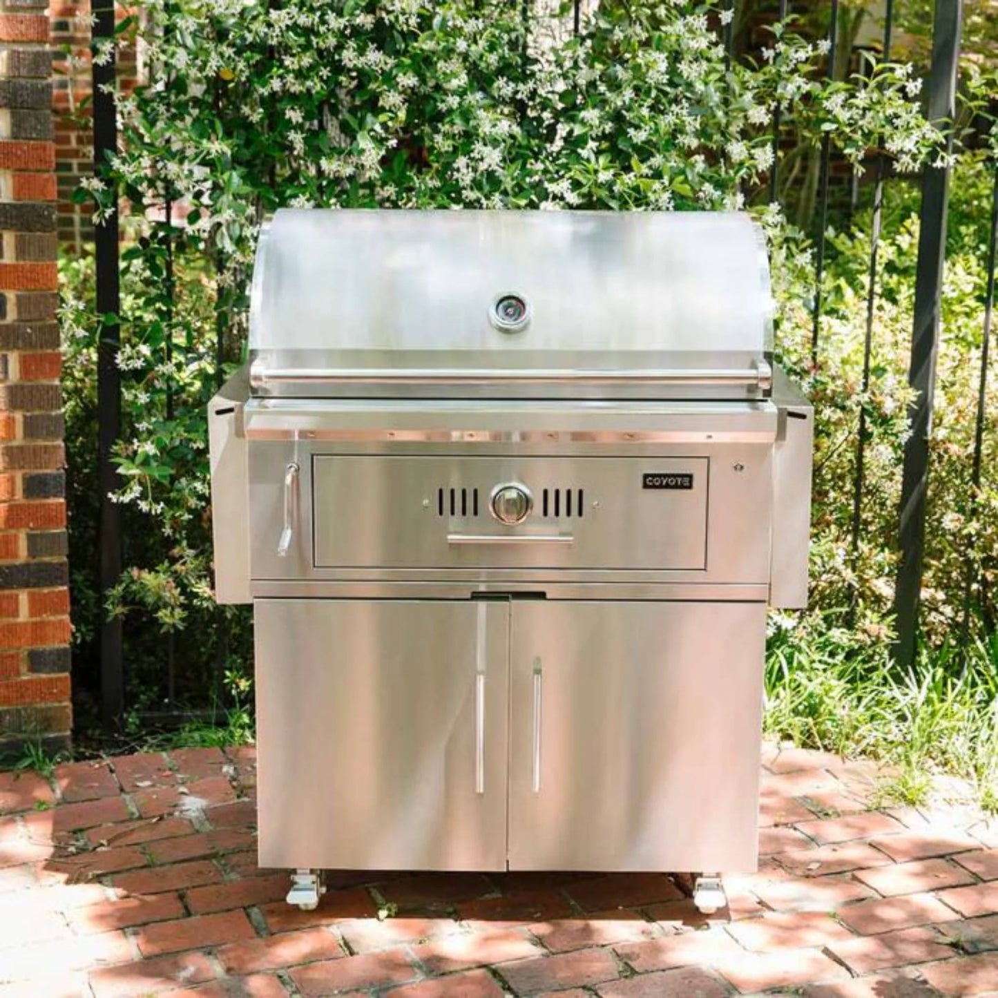 Coyote 36" Charcoal Grill Cart - C3CH36CT
