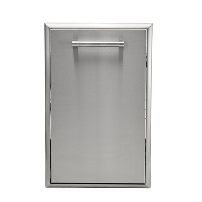 Coyote 18" Front To Back Trash Recycle Combo - C3-FBTRC