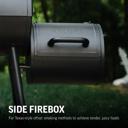 Char-Griller Smokin' Pro™ Barrel Grill and Offset Smoker