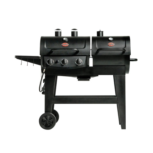 Char-Griller Dual-Fuel Pro™ 3-Burner Gas and Charcoal Grill Smoker