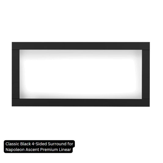 Napoleon Classic Black 4-Sided Surround for Ascent Premium Linear Models