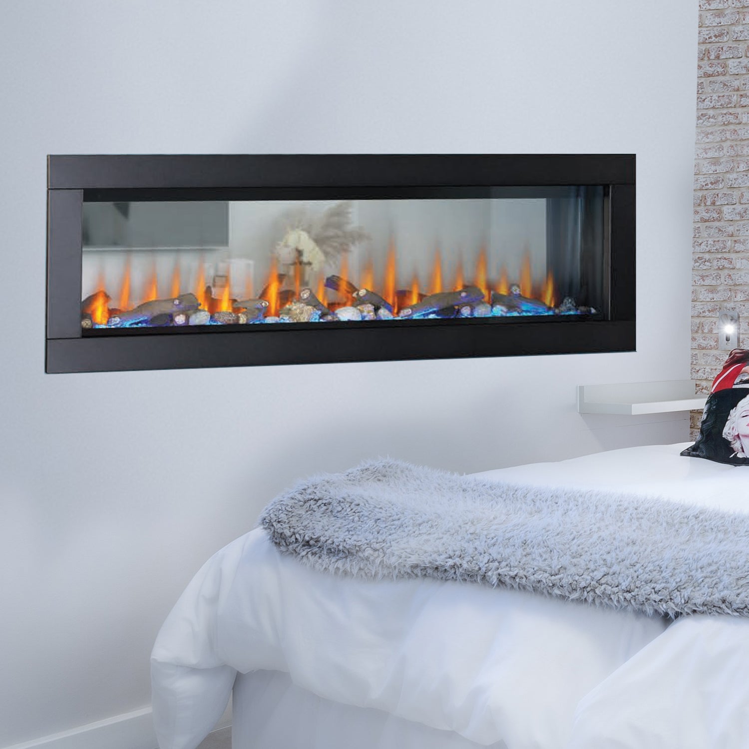 Napoleon Clearion Elite 60'' See Thru Electric Fireplace