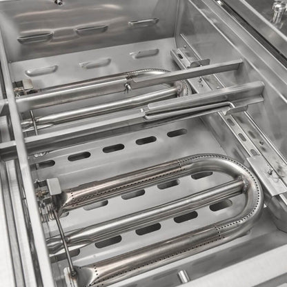 Coyote 50-in Built-In Gas Grill / Flat Top Combo - C3CO50