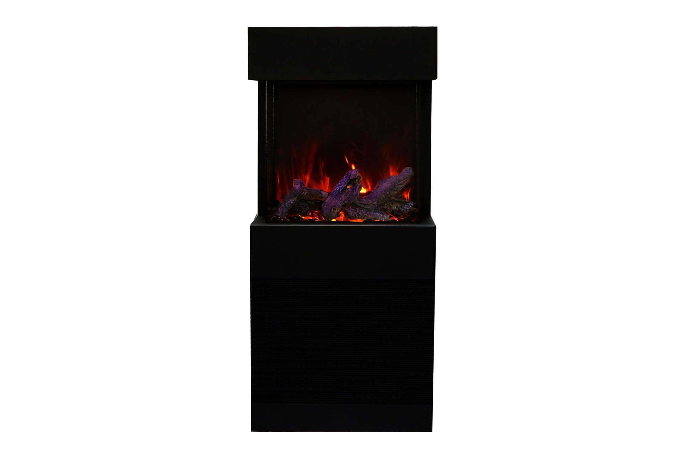 Amantii 2025WM Cube Lumina 3-Sided View Built In Indoor/Outdoor Electric Fireplace