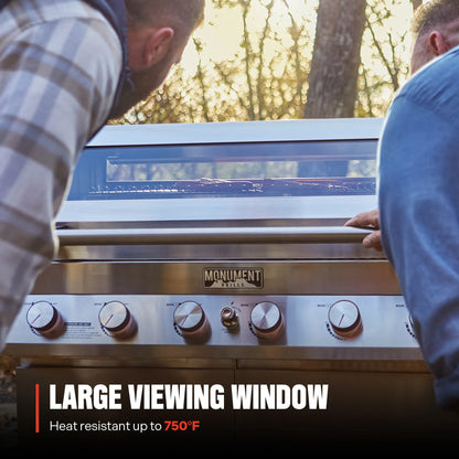 Monument Denali 605 | Stainless Steel Smart Tech Natural/Propane Gas Grill