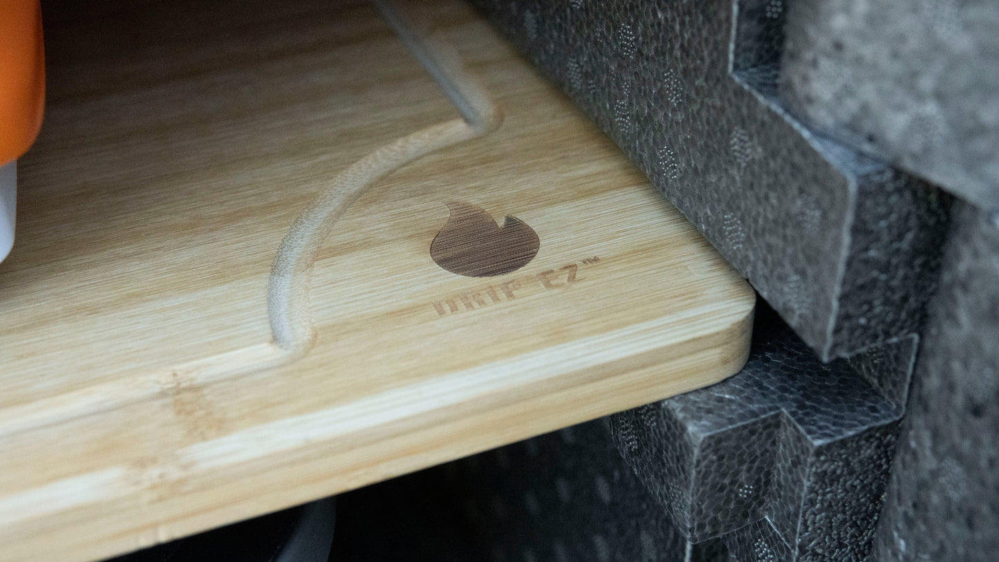 Drip EZ Rest EZ 'Que Crib Meat Resting Station W/ Bamboo Cutting Board