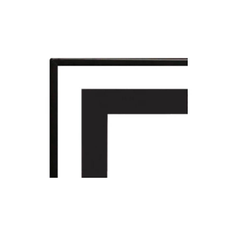 Empire 0.75-Inch Matte Black Beveled Window Frame for DVL46BP Fireplaces